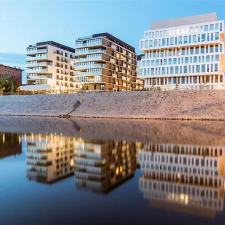 Klimatyzowany Nad Odra - Kurkowa 14 Centrum Apartamento Breslavia